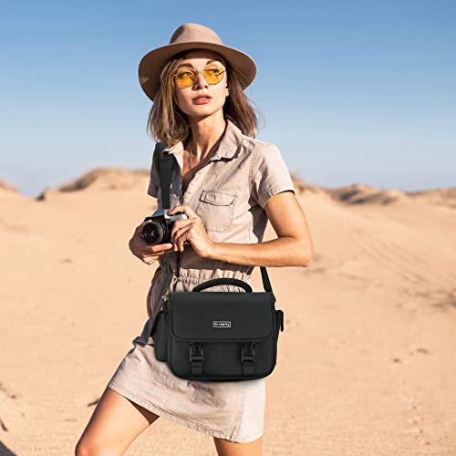 G-Raphy Camera Bag Crossbody Small Camera Case For Dslr Slr (Nikon, Canon,Sony Etc), Miroless Cameras,Lenses, Cables, Accessories #TOP5