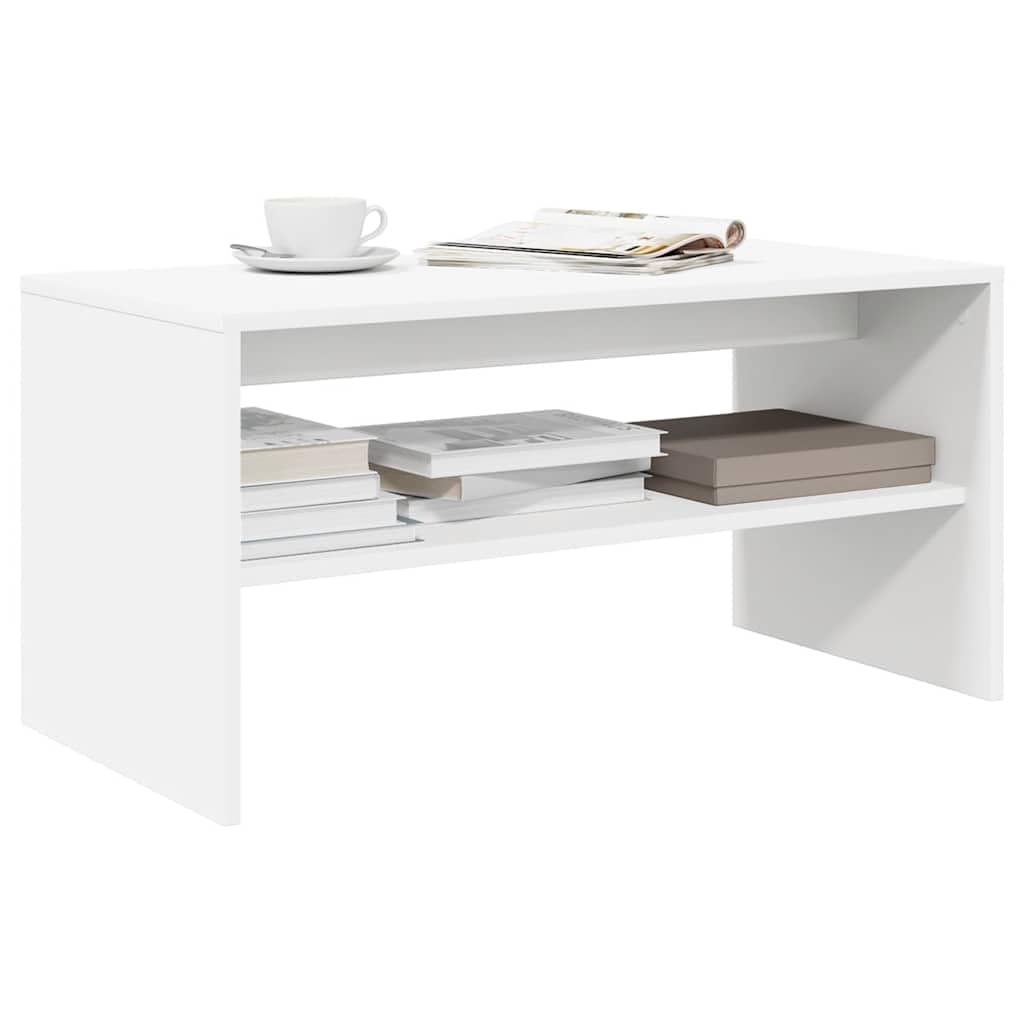 vidaXL Mobile TV e Console TV, Bianco, 60 x 40 x 40 cm, Legno Tecnico, Multifunzionale