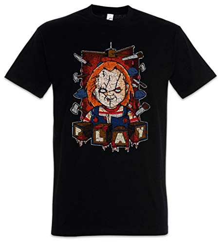 Urban Backwoods Play Camiseta De Hombre T-Shirt Negro Talla L