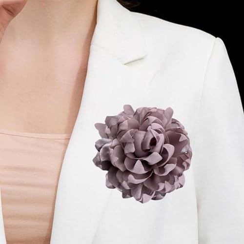 Broche de flor para ropa y cabello que no daña los tejidos delicados 6