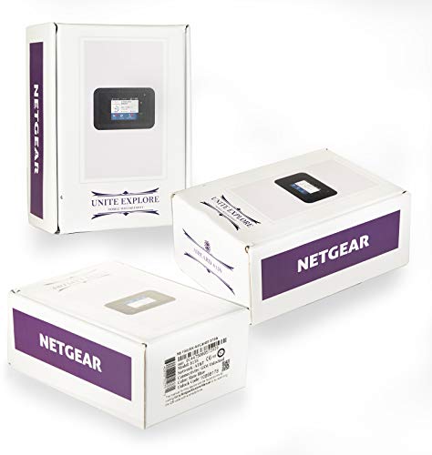 NETGEAR Unite Explore AC815S | Mobile WiFi Hotspot Cat.9 4G LTE | Up to 450Mbps Download Speed | Connect Up to 15 Devices | 18 Hours of Use Per Charge | 2 MIMO TS-9 Antenna connectors | GSM Unlocked