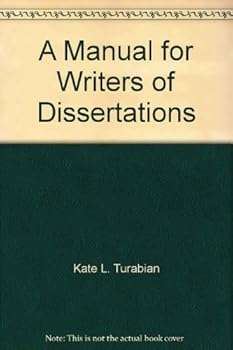 Paperback A Manual for Writers of Dissertations Book