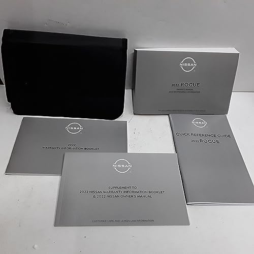 2022 Nissan Rogue Owners Manual Original Gas Model