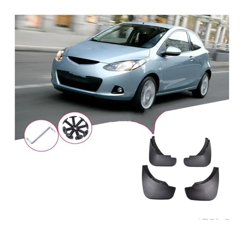 Guardabarros de coche para Mazda 2 Demio, viaja protegido en días de lluvia 3