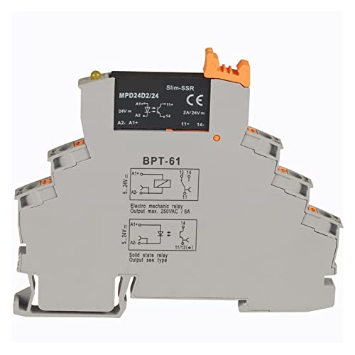 Relais Modulaire SSR 5VDC Commande Valvules et Moteurs 24VDC 2A MPD24D2/05BPT Pack 5 - 2