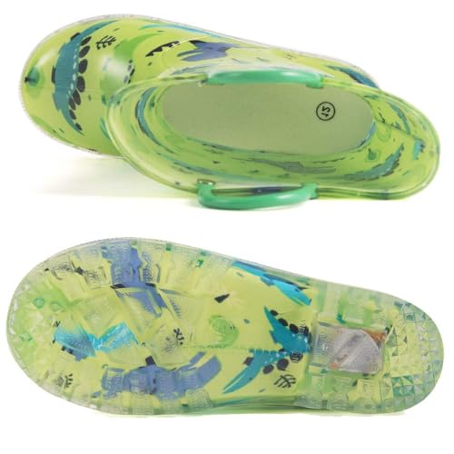 Image of HugRain Light Up Rain Boots for Little Kids