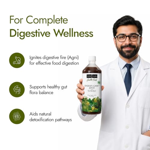 Image of Kapiva Digesti Care+ Juice - Provides Relief From Acidity & Bloating | Goodness of Amla, Jeera, Ajwain, and Hing to Aid Digestion and Metabolism (1L)