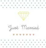  Just Married: Gästebuch Hochzeit mit liebevollem Design / Hochwertiges Hardcover / 100 weiße Seiten / 21 x 21 cm / Hochzeitsgästebuch / Hochzeitsalbum ... / Hochzeitsgeschenk / super niedlich