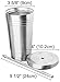 16oz Stainless Steel Tumbler with Straws - Insulated and Leak-Proof - Ideal for Smoothies, Coffee, and Other Hot and Cold Drinks