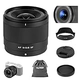 VILTROX 9mm F2.8 XF Air AF 9mm F2.8 X Mount Objektiv für Fujifilm X,Autofokus APS-C Ultraweitwinkel Prime Objektiv Kompatibel mit Fujifilm X-Mount Kameras X-T30 X-T40 X-T50 X-S10 X-S20 X-T3 X-T4 X-T5