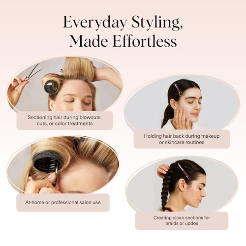 Kitsch Hair Clips for Styling Sectioning - Alligator Hair Clips | Duck Billed Hair Clips for Long & Short Hair - Image 7