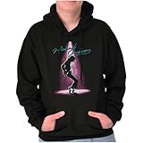 Brisco Brands Michael Jackson Toe Stand Dance Hoodie Sweatshirt Women Men Black