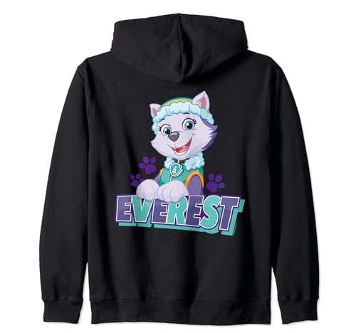 Sweat à capuche PAW Patrol Everest pour enfant en coton bleu turquoise