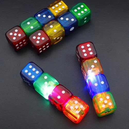 Encendedor LED Multicolor Forma Dados, Viento, Verde miniatura 6