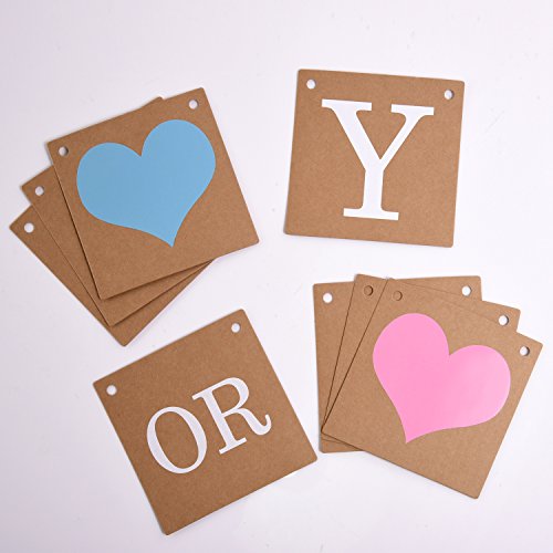 Eboot Baby Shower Decorations Boy Or Girl Banner Gender Reveal Bunting Flag Baby Gender Show Party Favors Pregnancy Announcement #TOP30