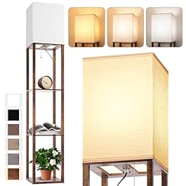 Floor Lamp with Shelves...