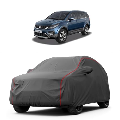 Image of Heavy-Duty Car Cover for Compatible with Tata Hexa (2017 to 2025 All Models) Deluxe Car Protection Cover - Waterproof & UV-Resistant All-Season Exterior Protection