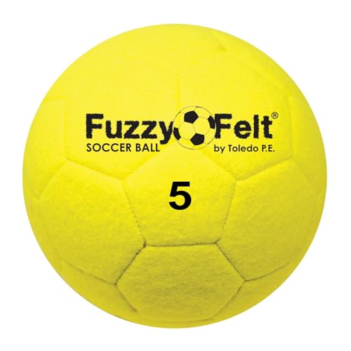 Great Lakes Sports Indoor Felt Soccer Ball with 32 Stitched Panels for Durability