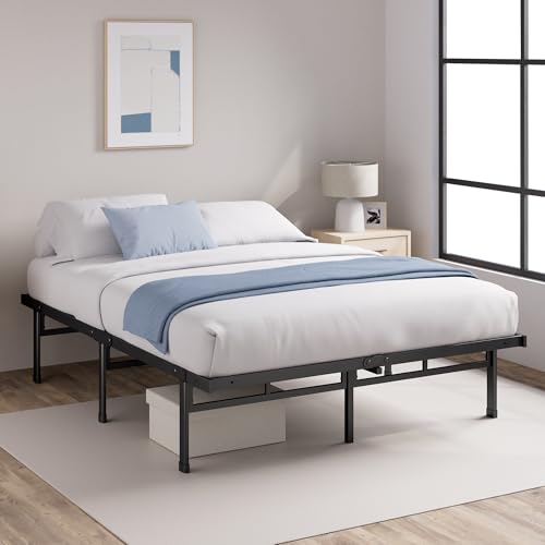 Image of ZINUS Justin 14 Inch Easy to Assemble Mattress Foundation, Steel Support, No Box Spring Needed, Queen