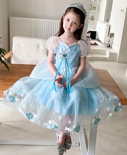 Disfraz de Princesa para Niñas 3-10 Años con Accesorios miniatura 6