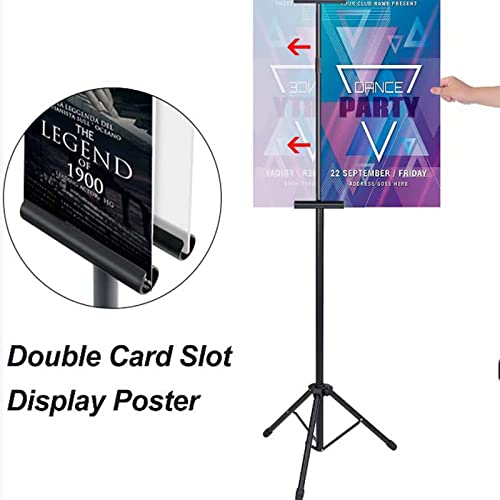 Panta Double-Sided Sign Stand, Sign Holder Stands For Display, Adjustable Poster Board Stand, Upgraded Sign Poster Stand, Sign Stands With Base For 86.6 Inches, Outdoor Flyer Stand For Foam Board #TOP5