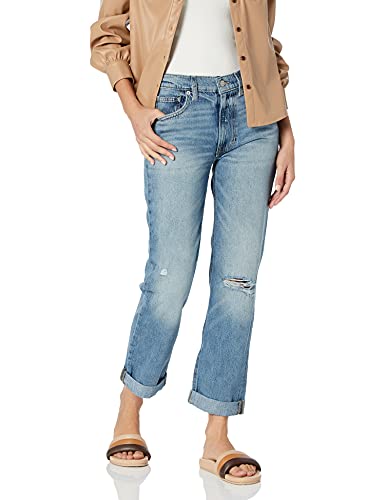 Lucky Brand Women's High Rise Boyfriend Jean, Mist DEST, 32W X 29L