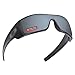 iLikeo PRO+ Polycarbonate Polarized Replacement Lenses for Oakley Batwolf OO9101 Sunglasses - Silver Titanium