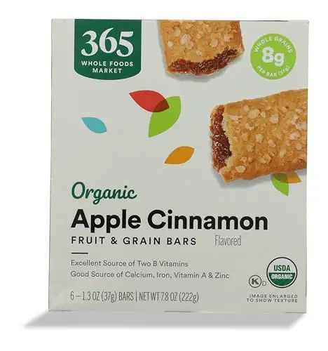 Organic Apple Cereal Bar 6 Count, 7.8 Ounce
