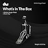DW 2000A | 2000 Series Single Bass Pedal | Perfect for Drummers at Every Stage | Robust, All-Metal Frame with Single-Chain Accelerator Drive | Two-Way Beater | Steel Base Plate with Anti-Skid Design #5