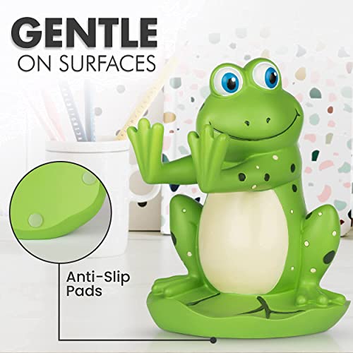 Joyvano Frog Bookends - Kids Book Ends To Hold Books - Decorative Book Holder For Bookshelves, Childrens Room, Home, Office Or Desk - Frog Decor Bookends For Kids #TOP2