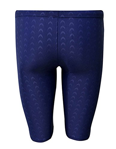 Srnfean Men's Swimming Jammers Endurance+ Quick Dry Swimsuit Blue Medium