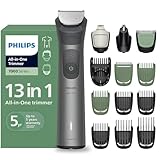 Philips India's No.1 Men's Trimmer | BeardSense Technology | Self-sharpening blades | 13-in-1 Grooming Kit- Beard,Hair,Body, Nose,Intimate | 120min. runtime | 100% Showerproof | 5yr warranty* | MG7922 Amazon Deal