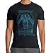 Ripple Junction Doctor Who Adult Unisex Vitruvian Angel Heavy Weight 100% Cotton Crew T-Shirt XL Black