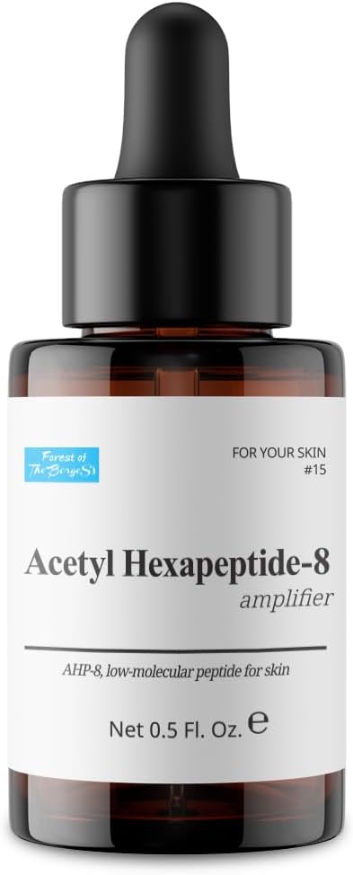 Acetyl Hexapeptide Amplifier, peptide facial serum for wrinkles, argireline serum ingredients. alternative serum for botox for all type skins. (0.5 fl. oz.)