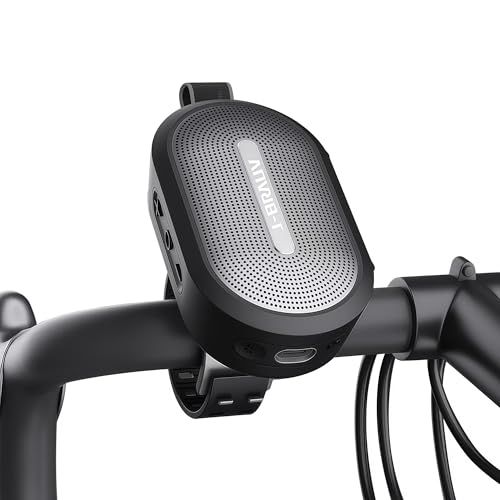 J-BRAUV Mini Enceinte Bluetooth Vélo, Haut-Parleur Bluetooth sans Fil 8 W, Haut-Parleur Bluetooth Étanche IP67 Enceinte Vélo, 10 H d'Autonomie, BT5.3,...