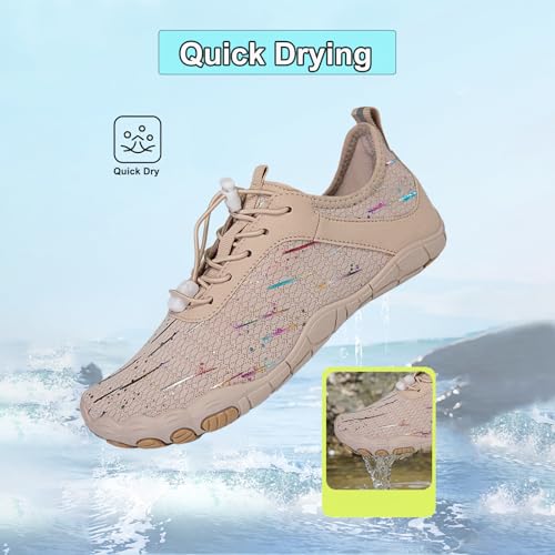 Image of Hike Barefoot Shoes Women Men Pro Water Footwear Wide Toe Box Non-Slip Unisex Athletic Outdoor Running Shoes