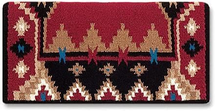 HUMAYL Saddlery Saddle Pad/Blanket for Horses Western Show Horse Saddle Blanket New Zealand Design Handmade Wool Saddle Blanket Top Wool Saddle Pad Regular Size : 34" L x 36" W x 1" inches PAD068