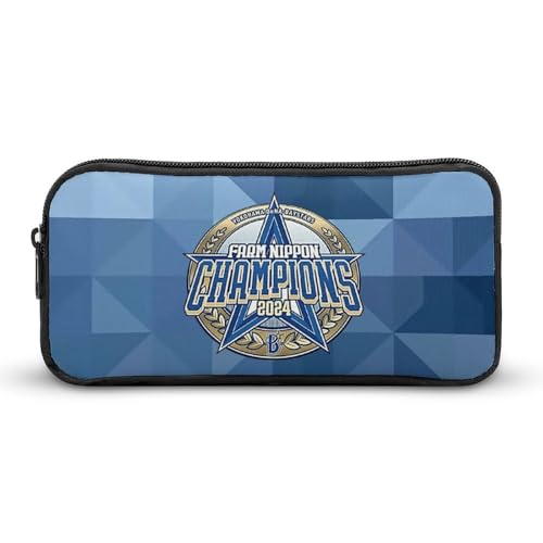 横浜DeNAベイスターズ(46)文具ケース ペンケース 収納グッズ 筆箱 ペンバッグ 筆入れ 多機能 学用品収納 大容量軽量 伸縮性が良く、繰り返し使用可能 傷防止 防汚 掃除が簡単 いろいろな文房具を収納 オフィス小物 コスメバッグとして 男女兼用 携帯