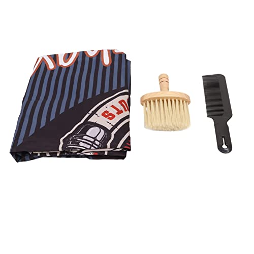 Kit de 3 capas para cortar cabello con delantal y peine miniatura 2