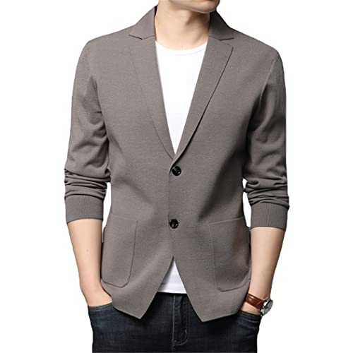 Pull homme vert contre le froid de l'automne gilet décontracté chaud taille M - 2