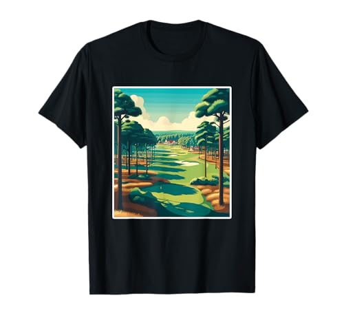 Dad Golf Gifts T-Shirt - Famous NC Golf Courses