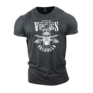 GYMTIER Vikings Victory or Valhalla – T-shirt de gym viking pour homme pour bodybuilding, haltérophilie, entraînement… - Les Beatles, Paul McCartney, John Lennon, RIngo Starr, George Harrison