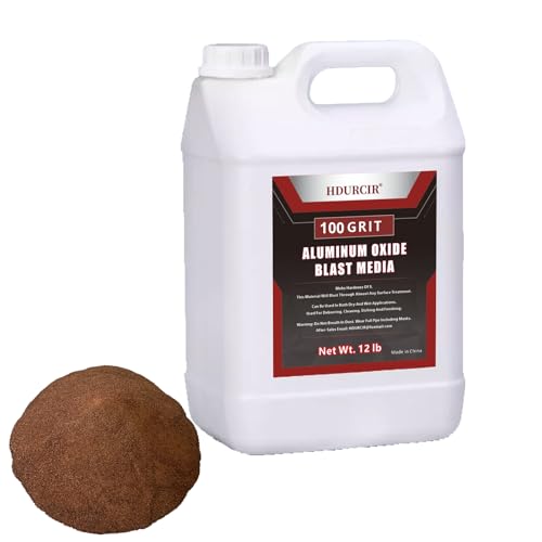 Aluminum Oxide 12 LBS 100 GRIT Medium to Fine Sand Blasting Abrasive Media for Blasting Cabinet or Blasting...