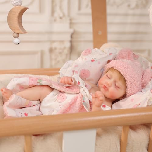 Muñeca Reborn Bebé de Silicona 12 Pulgadas Realista miniatura 3