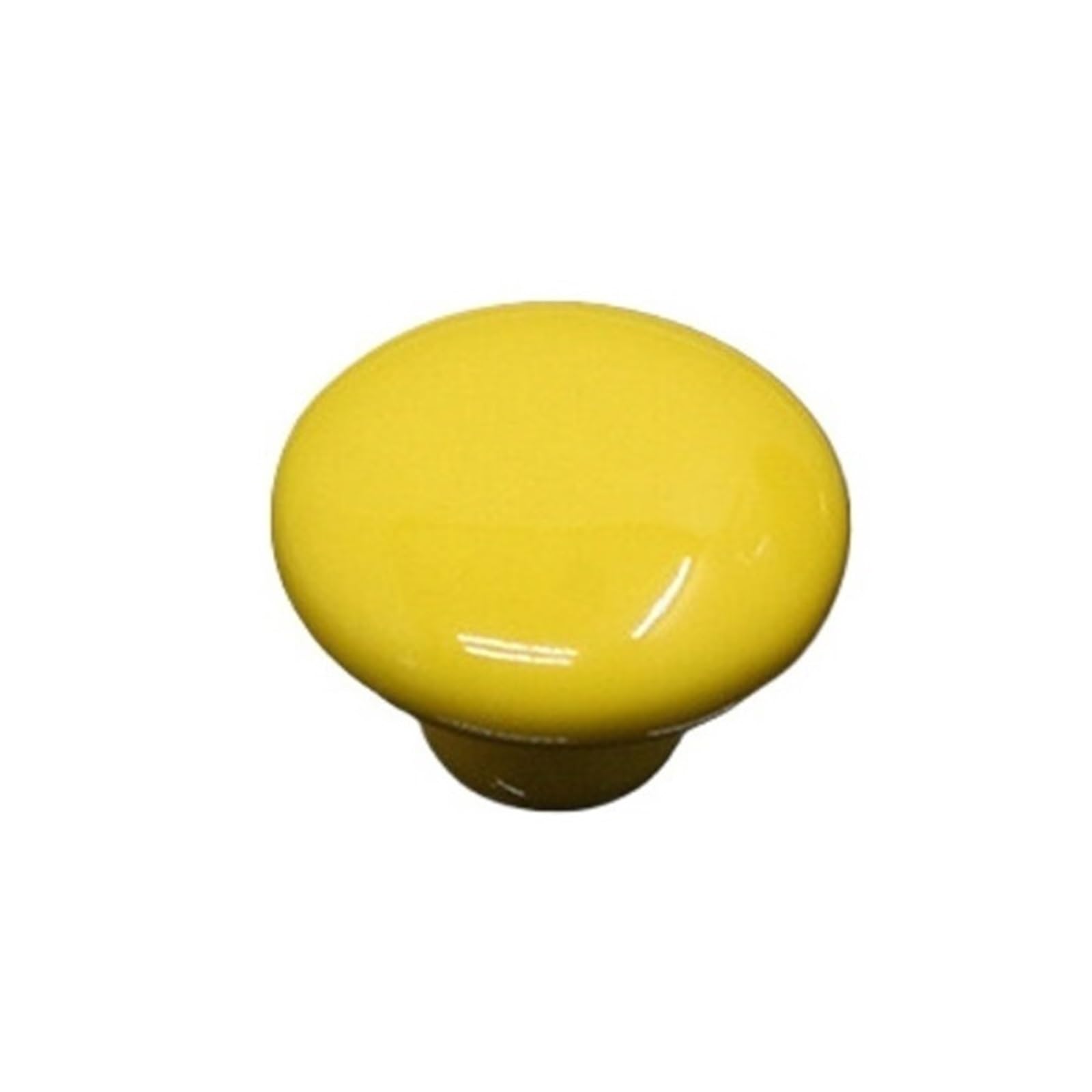 WonJoxel Spherical Crystal Door Knobs 6PCS Ceramic Cabinet Knob Colorfull Children Handles for Furniture Drawer Knobs Cupboard Pulls Kitchen Gabinete Gamer(Yellow-38mm)