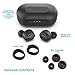 JLab JBuds Air True Wireless Signature Bluetooth Earbuds + Charging Case, Black, IP55 Sweat Resistance, Bluetooth 5.0 Connection, 3 EQ Sound Settings Signature, Balanced, Bass Boost