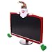 Produktbild LOHOME Computer-Monitorabdeckung, 3D-Cartoon-Computergehäuse, 48-68,6 cm, Vlies-Bildschirm, Weihnachtsdekoration Santa Claus