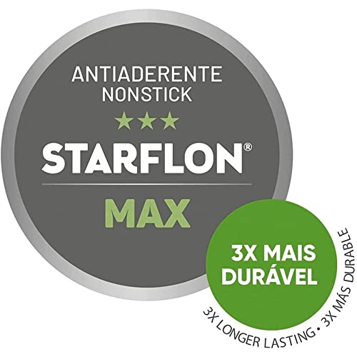 Wok Tramontina Loreto 28cm 3,6L Starflon Max Vermelho Wok Tramontina Loreto 28cm 3,6L Starflon Max Vermelho - Imagem 7