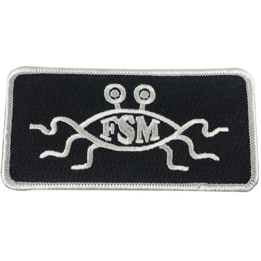 FSM Flying Spaghetti Monster Embroidered Patch - [4