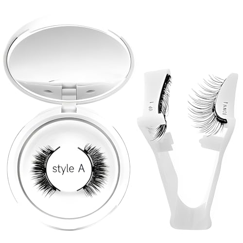 1 Unidad De Pestañas Postizas Magnéticas, Naturales Y Reutilizables, Sin Necesidad De Pegamento, Aplicador Incluido, Maquillaje De Ojos Fácil De Llevar, Estilo A
